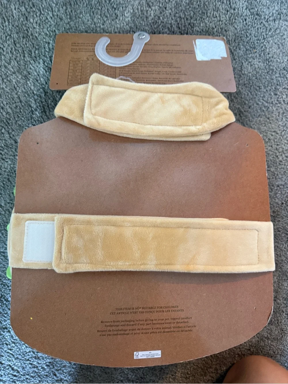 NWT dog Halloween cheeseburger costume